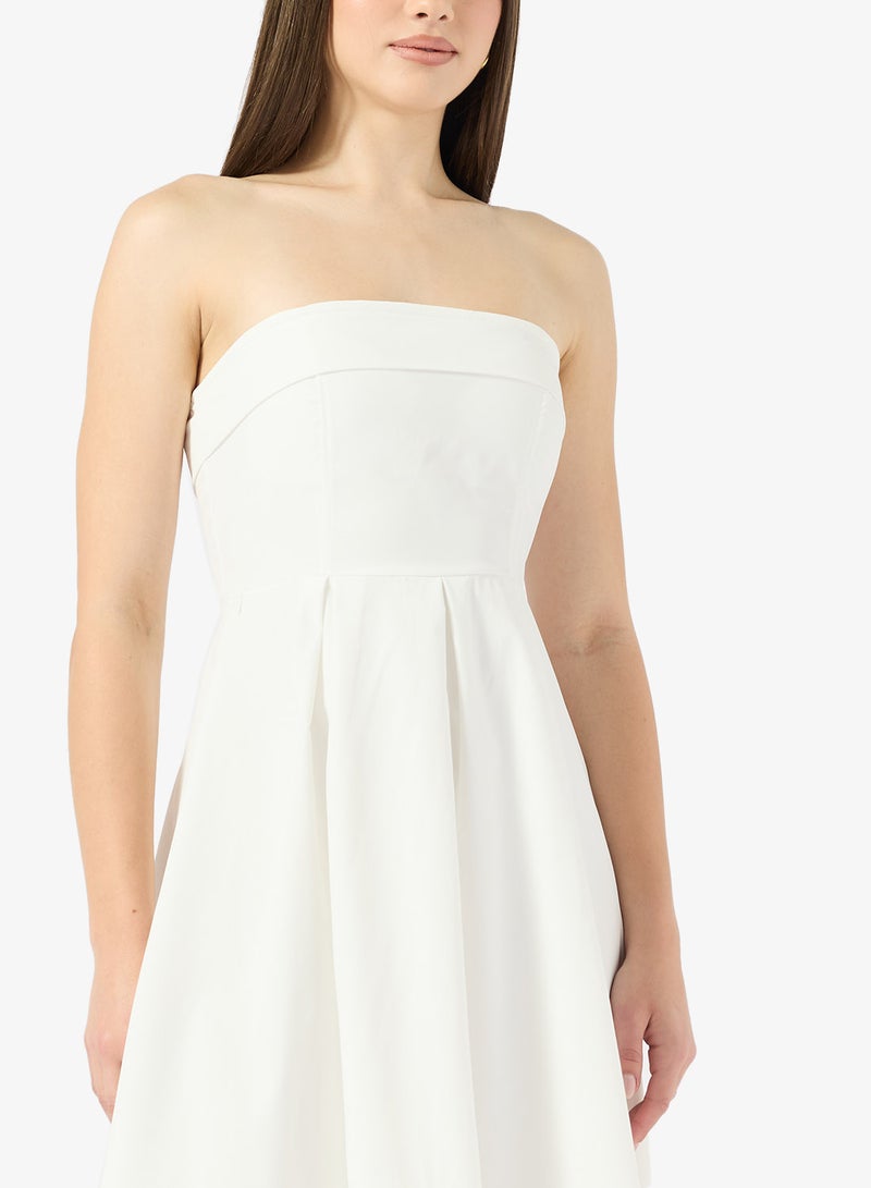 جينجر فستان أميرة بقصة واسعة وكتف مكشوف - Image 3